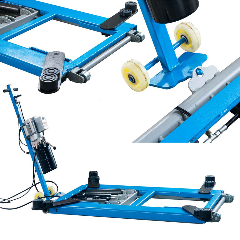 Heavy-Duty 6200 LB Mid Rise Hydraulic Scissor Automotive Lift - Portable and Versatile Tool for Your Garage!