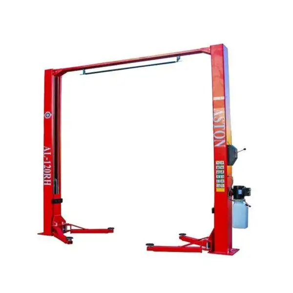 Heavy-Duty 12,000 lbs Dual Post Car Lift with Convenient Single Point Lock Release