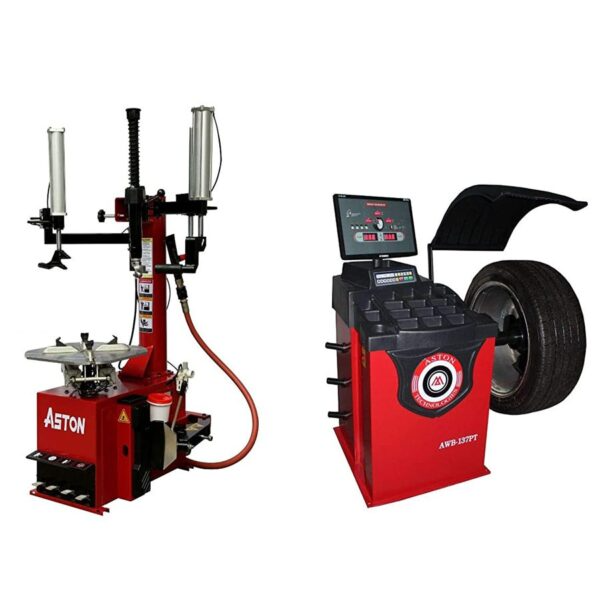 Powerful Aston Tire Changer & Wheel Balancer Combo with 2.0HP Motor & Bead Blaster - 28" Capacity!