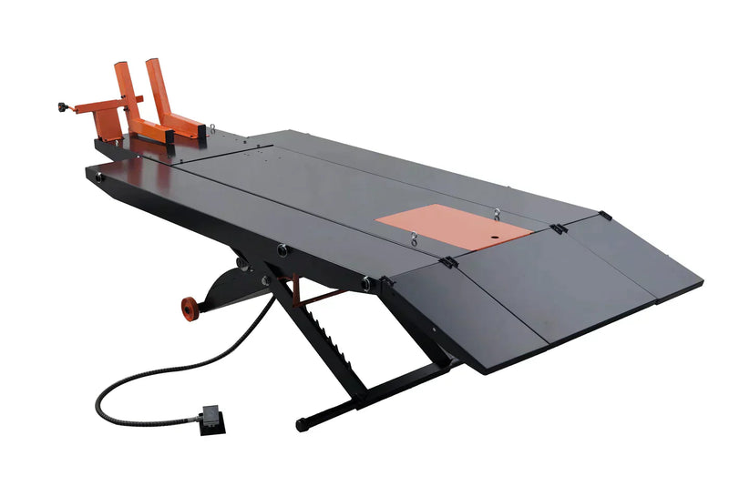 Elevate Your Ride with the APlusLift MT1500X 48" Air-Powered Lift Table - 1500LB Capacity for Motorcycles, Trikes, and ATVs!