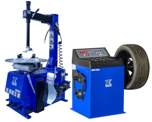 Premium A+ 1.5 HP Tire Changer & Wheel Balancer Combo - Model 580/680 Excellence in One Machine!