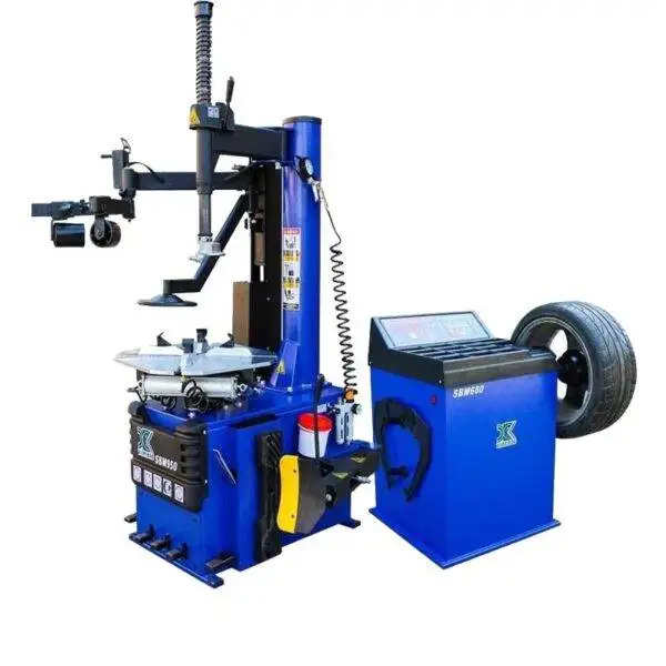 Powerful 1.5 HP Tire Changer & Wheel Balancer Combo - Model 950 680, 24" Capability!