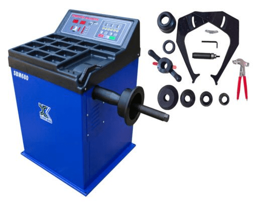 Premium A+ 1.5 HP Tire Changer & Wheel Balancer Combo - Model 580/680 Excellence in One Machine!