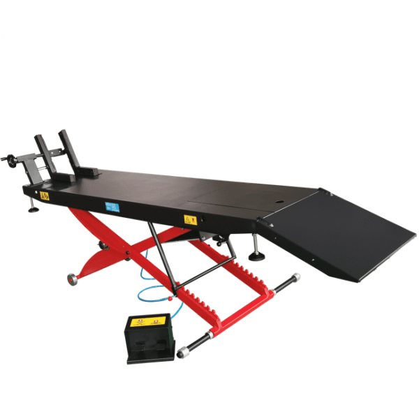 Heavy-Duty Mayflower Motorcycle and ATV Lift Table - 1500 LB Capacity Jack Stand for Ultimate Convenience and Safety!