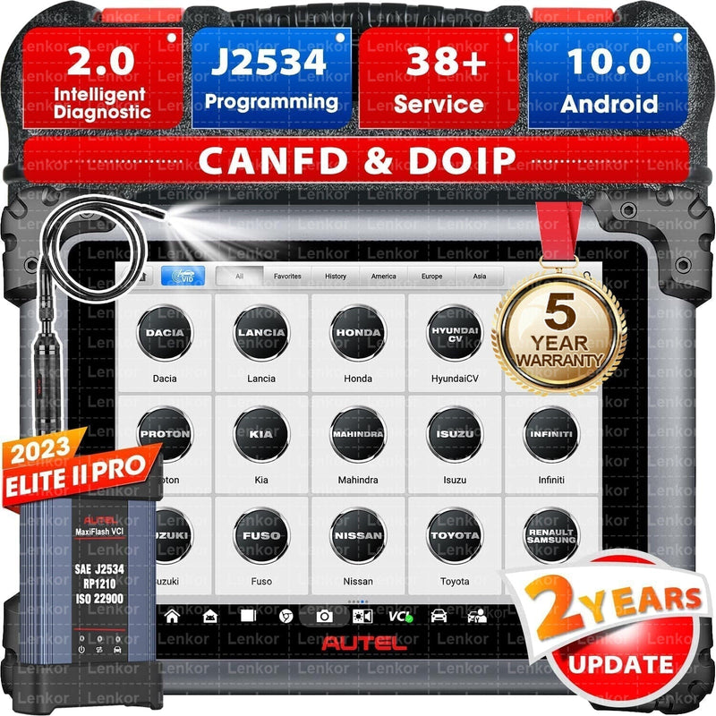 MaxiSys Elite II Pro ULTRA Diagnostic Scanner - Advanced J2534 Programming & Key Coding Tool