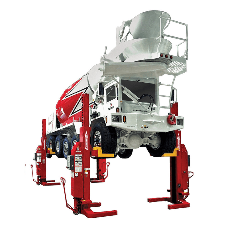 Heavy-Duty Mobile Column Lift Set with 18,000 lb Capacity for Superior Performance