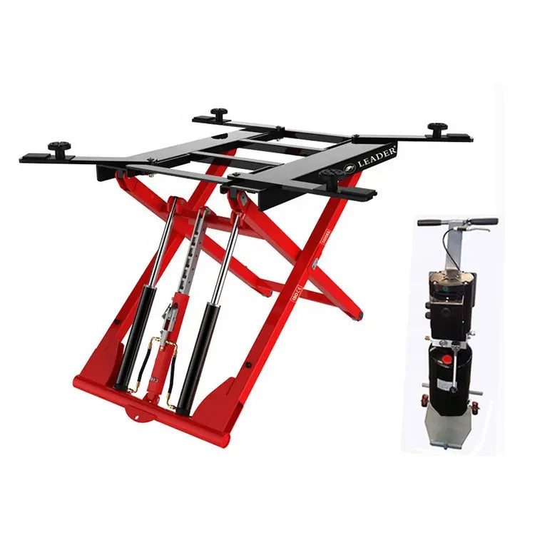 Premium Mobile Mid Rise Hydraulic Scissor Car Lift - Quick Jack with CE Certification