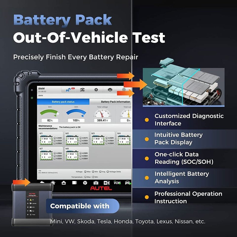 Autel MaxiSys Ultra EV VCMI: Advanced Electric Vehicle Diagnostic Scanner with Intelligent Programming Features