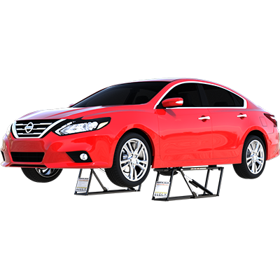 BL-3500SLX Heavy-Duty Car Lift: 3,500 lb Capacity, 20" Maximum Lift Height, 3" Low Profile, 62" Sturdy Frame Length