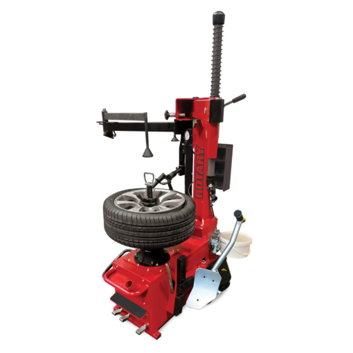 Rotary R247D Swingarm Tire Changer with Center Locking System for Effortless Tire Changes