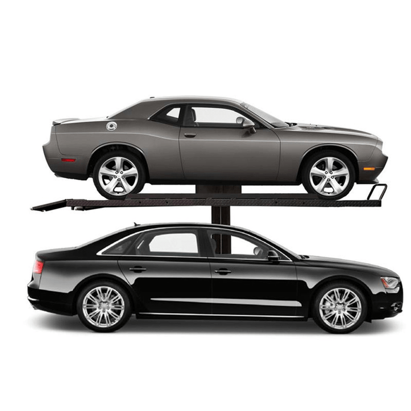 Tuxedo SP-6K-SS Heavy-Duty 6,000 lb Single Post Storage Lift for Ultimate Vehicle Convenience