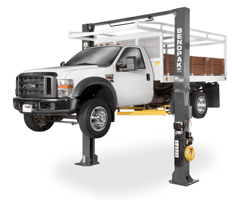 Powerful XPR-15CL 15,000 lb. Capacity 2-Post Clearfloor Lift with Standard Arms