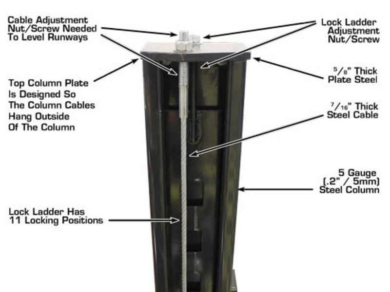 Atlas Garage PRO9000 Heavy-Duty 4-Post Vehicle Lift