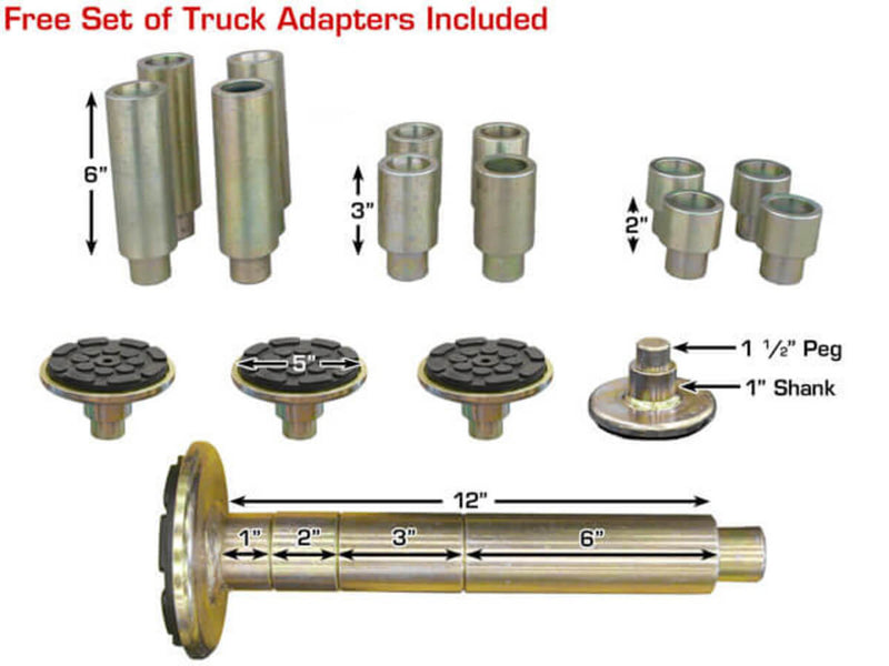 Atlas BP8000 8,000 lbs Heavy-Duty 2 Post Baseplate Car Lift