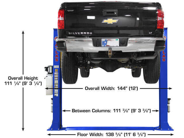 Premium Atlas Platinum ALI Certified 9,000 lbs Baseplate Lift - Model ATEAP-PVL9BP