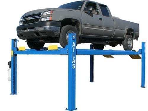 Heavy-Duty Atlas 412 12,000 lbs Commercial 4-Post Auto Lift - Model ATEATTD-412