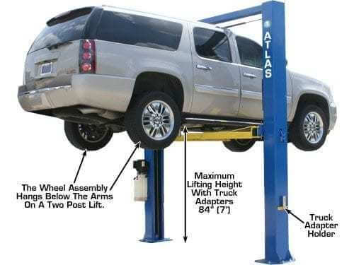 Atlas OHX10000X 10,000 lbs Premium Extra Tall 2 Post Overhead Lift - Elevate Your Service Experience