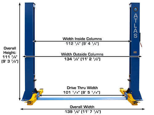 Atlas BP10000X Heavy-Duty 10,000 lbs Baseplate Lift for Ultimate Performance