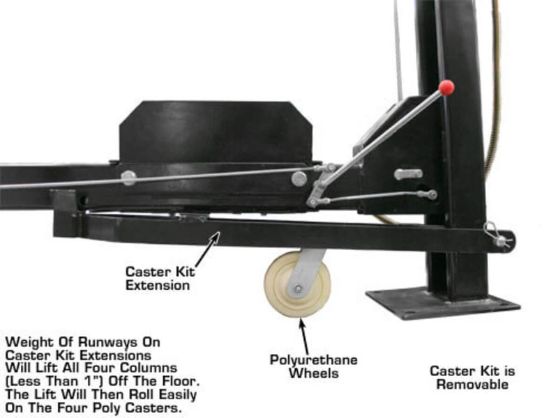 Atlas Garage PRO8000 EXT Extra Tall 4-Post Vehicle Lift - Elevate Your Garage Experience!