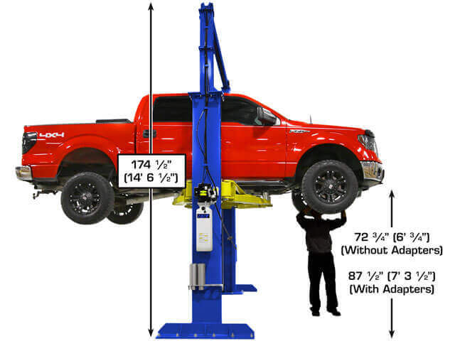 Atlas Platinum PVL15 ALI Certified 15,000 lbs Superior Heavy-Duty 2 Post Overhead Lift