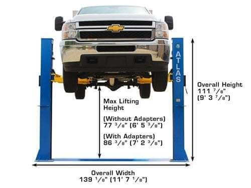 Atlas BP10000X Heavy-Duty 10,000 lbs Baseplate Lift for Ultimate Performance