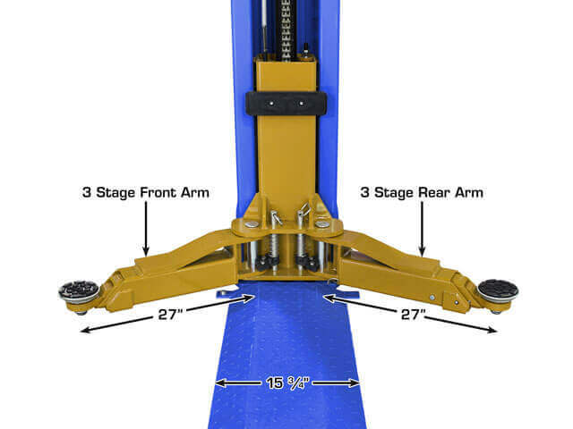 Premium Atlas Platinum ALI Certified 9,000 lbs Baseplate Lift - Model ATEAP-PVL9BP