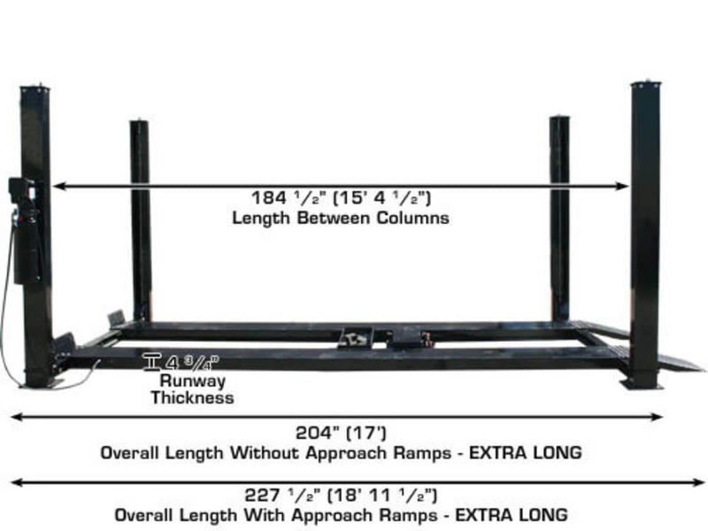 Atlas Garage PRO9000 Heavy-Duty 4-Post Vehicle Lift