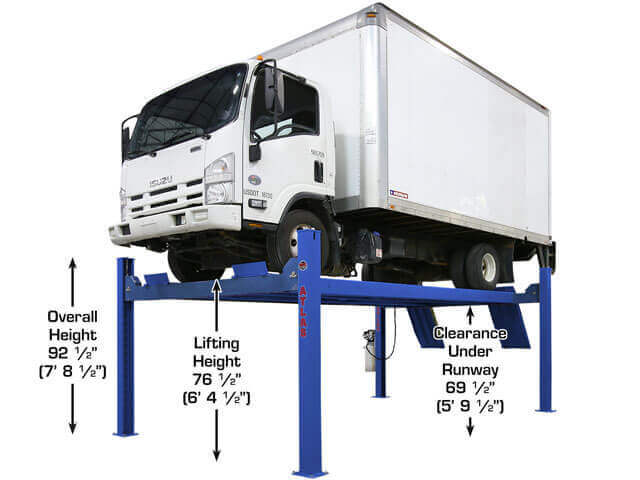 Atlas Platinum ALI Certified 14,000 lbs 4-Post Lift – Elevate Your Workspace with Confidence!