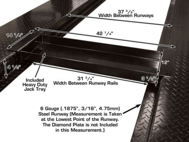 Atlas Garage PRO8000 EXT Extra Tall 4-Post Vehicle Lift - Elevate Your Garage Experience!