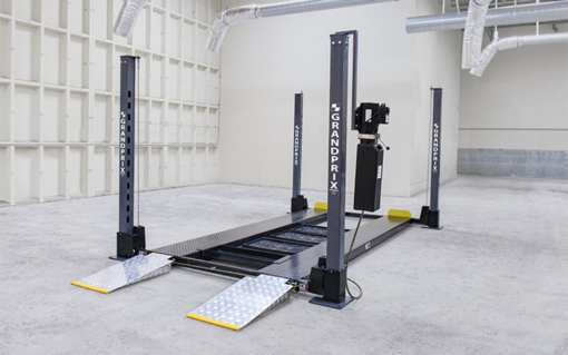 Heavy-Duty GP-9F Package: 9,000 lb Capacity with Premium Aluminum Ramps, Caster Kit, Jack Platform & Drip Trays Included!