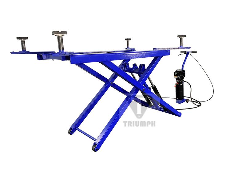 Elevate Your Vehicle with the Heavy-Duty Mid Rise Scissor Lift - 6,000 lb Capacity Hydraulic Car and Truck Jack!