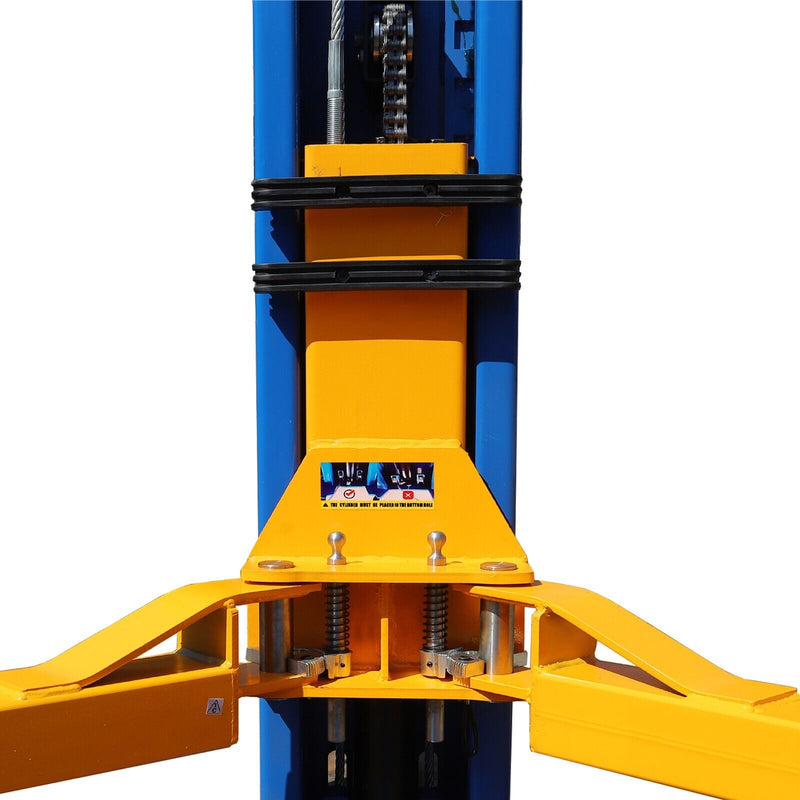 Heavy-Duty 9,000 LB L2910 2 Post Car Lift - Perfect for Autos and Trucks with 220V Power!