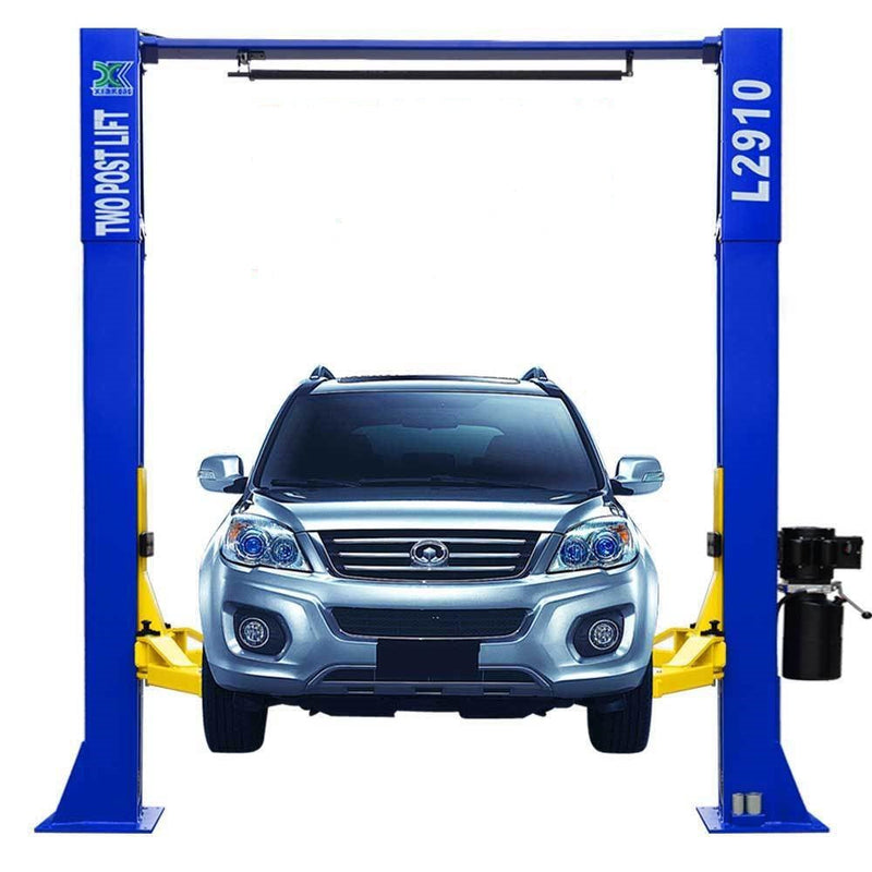 Heavy-Duty 9,000 LB L2910 2 Post Car Lift - Perfect for Autos and Trucks with 220V Power!