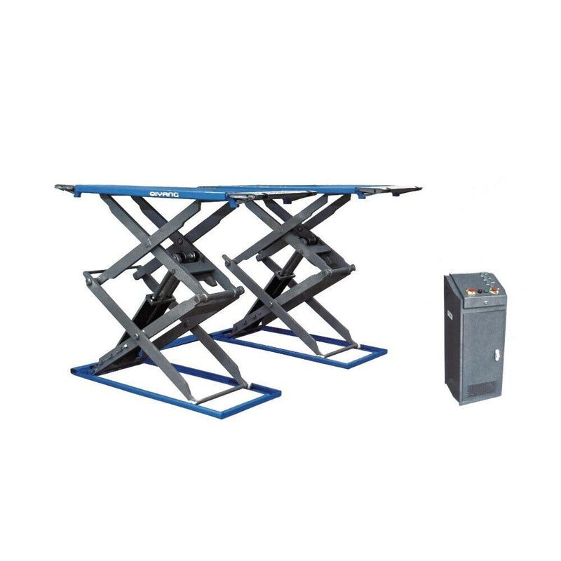 Premium Low-Profile Car Hoist Scissor Lift - Model QJYJ30-B