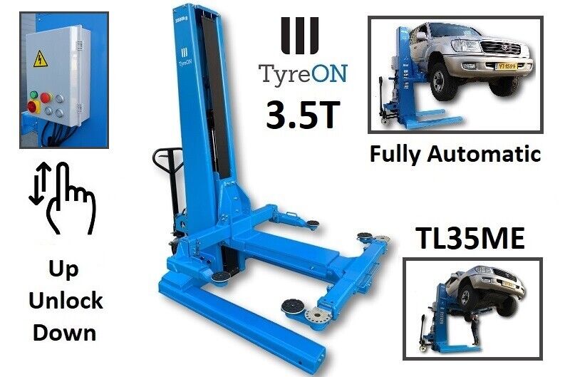 Ascenseur postal mobile TL35ME - Élégant et pratique, capacité de 3,5T, idéal pour un usage portable avec un stop à 35 cm!